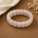 Rose Quartz Leaf Bracelet
