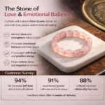 Rose Quartz Tyre Bracelet - Image 4