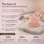 Rose Quartz Dumble Bracelet - Image 6