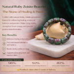Natural Ruby Zoisite Bracelet - Image 6