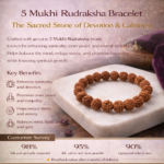 5 Mukhi Rudraksha Bracelet - Image 5