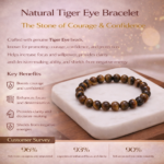 Natural Tiger Eye Bracelet - Image 6