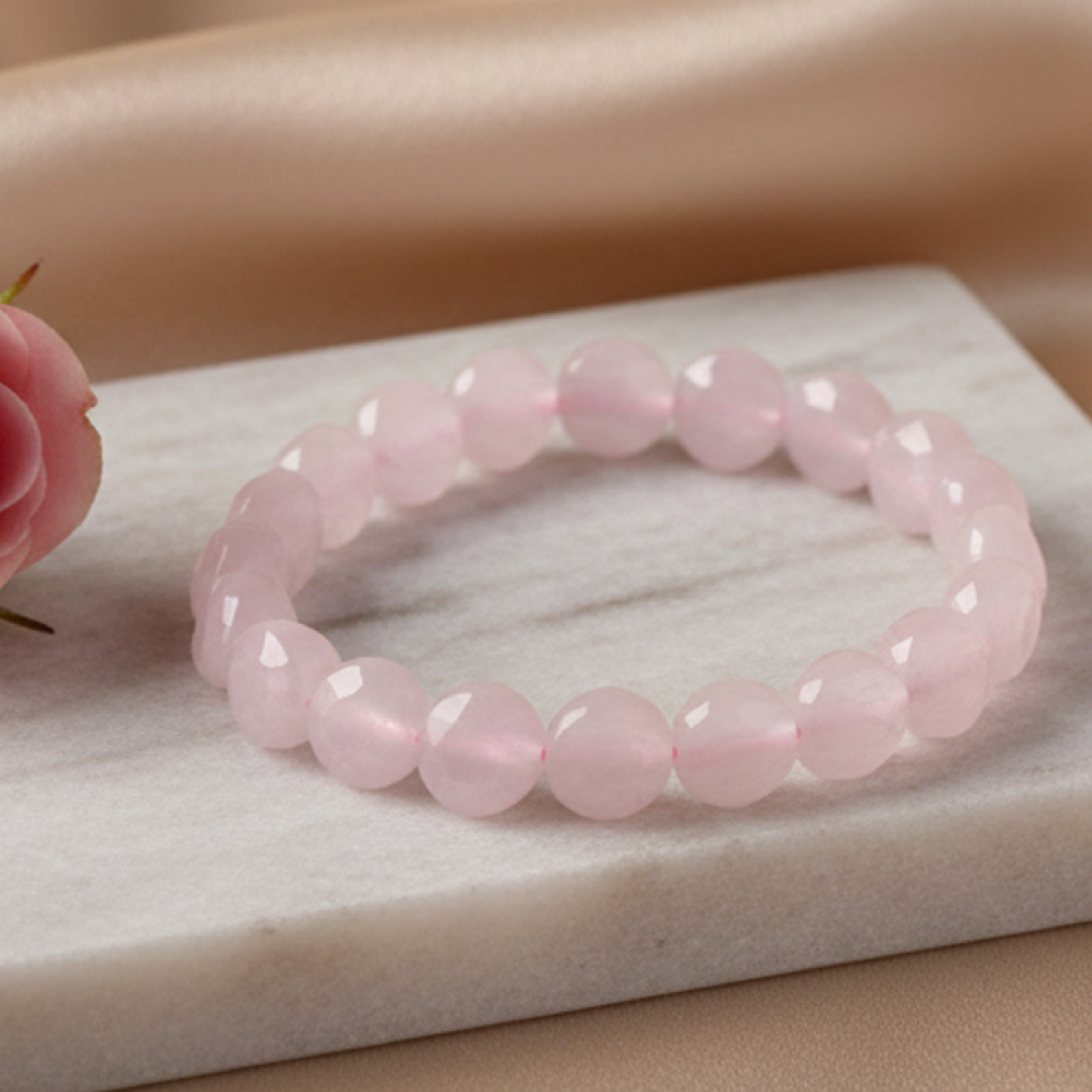 RAM17 Rose Quartz Cutting Bracelet - Image 1