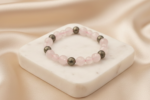 Rose Quartz with Pyrite Bracelet - Image 3