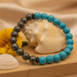 Pyrite + Firoza Bracelet - Image 4