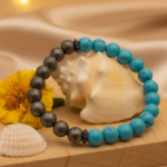 Pyrite + Firoza Bracelet