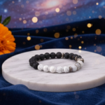 Howlite and Lava Bracelet - Image 4