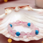 Rose Quartz with Firoza Bracelet