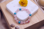 Rose Quartz with Firoza Bracelet