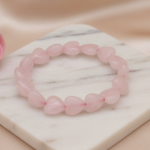 Rose Quartz Heart Bracelet - Image 4