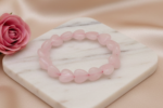 Rose Quartz Heart Bracelet - Image 3