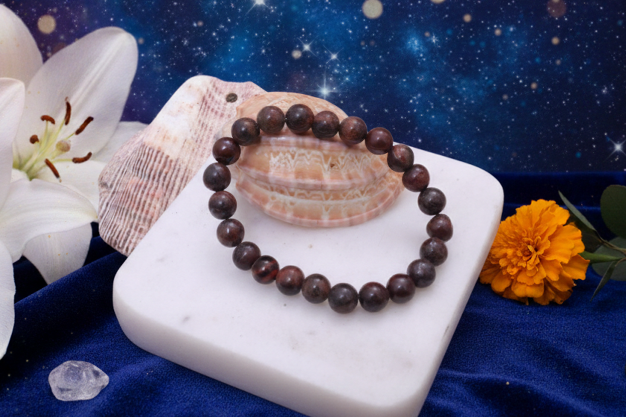 RAM319 Red Jasper Bracelet - Image 1