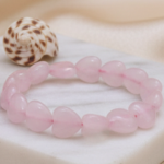 Rose Quartz Heart Bracelet - Image 6