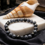 Snowflake Obsidian Bracelet - Image 3