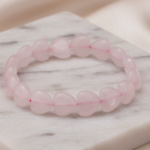 Rose Quartz Heart Bracelet - Image 3