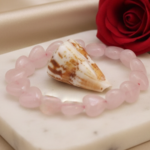 Rose Quartz Heart Bracelet - Image 2